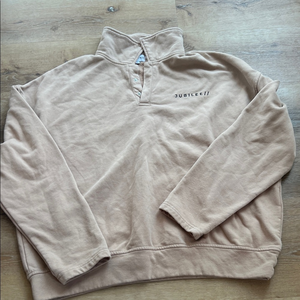 Jubilee Tan Pullover Sweatshirt